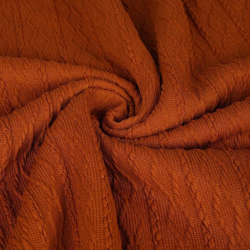 Póló kötött Jacquard szövet